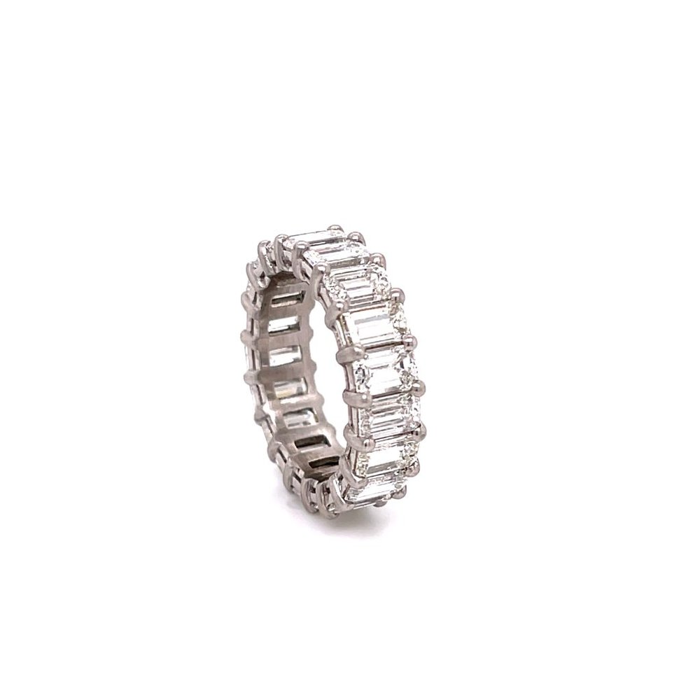 5.46 CT Emerald Eternity Band